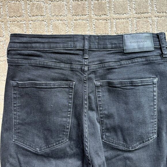 Everlane High Rise Skinny Jeans Womens 31 Denim Black Stretch Ankle Basic Casual - Picture 7 of 10